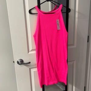 Hot pink bodycon